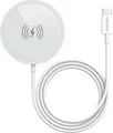 PEDEA Wireless magnetic Charging Pad 15W - USB-C, silber/weiß (60040130)