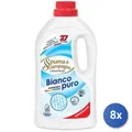 8x Bundle Spuma Di Sciampagna Flüssigwaschmittel Für Waschmaschine 27 Mis Weiß