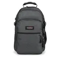 Eastpak Tagesrucksack TUTOR Black Denim, schwarz Laptopfach Hauptfach Tasche Vorderfach gepolstert