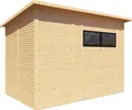 Bertilo Gartenhaus Pent Modern 4 - 18 mm naturbelassen