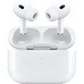 Apple AirPods Pro (2. Gen. 2023) mit MagSafe Case (USB-C) In-Ear-Kopfhörer (Active Noise Cancelling (ANC), Freisprechfunktion, Transparenzmodus, kompatibel mit Siri, Siri, Bluetooth) weiß