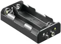 Batteriehalter 4x Baby C R14, Bauform 2+2, mit Druckknopfanschluss