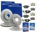 ATE Bremsenset Bremsscheiben und Bremsbeläge vorne + hinten VW CADDY III Kombi