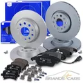 ATE BREMSSCHEIBEN+CERAMIC BELÄGE VORNE+HINTEN FÜR AUDI A3 SEAT SKODA VW GOLF 5 6