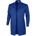 Qualitex Arbeitskittel Classic BW 270 Unisex, blau, lange Ärmel, Größe 58