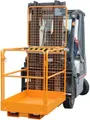 Bauer Sicherheitskorb SIKO/L, L 1290 x B 800 x H 1995 mm, orange 127221