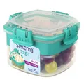 Sistema Snacks TO GO Frischhaltedose | 400 ml kleine Snack-Box mit Fächern | BPA-frei