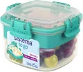 Sistema Snacks TO GO Lebensmittelbehälter | 400 ml | Kleine Snackdose mit Fächer