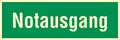 Notausgang Fluchtwegschild Rettungswegschild Aufkleber Nachleuchtend ASR A1.3