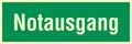 Notausgang Fluchtwegschild Rettungswegschild Aufkleber Nachleuchtend ASR A1.3