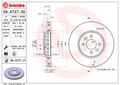 Bremssatz (2 Bremsscheiben) BREMBO 09.A727.31