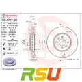 2x Brembo Bremsscheibe PRIME LINE - UV Coated 09.A727.31 Höhe 44 mm