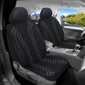 Schonbezüge Sitzbezüge für Mitsubishi Eclipse Cross Bj ab 2018 in Schwarz/Weiße