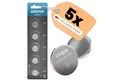 ABSINA CR1620 3V Lithium Knopfzelle 5er Pack - 1620 - für Autoschlüssel Knopfzelle, (1 St)