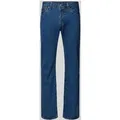 Levi's® Straight Fit Jeans Modell '501®' in Jeansblau, Größe 38/32