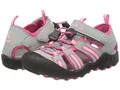 Kamik Mädchen Crab Flache Sandale, Grau Grey Pink Gpi, 39 EU