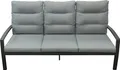 Gartensofa outdoor 3-sitzig BONDINO BHT 210x85x109 cm grau