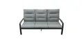 Outdoor Gartenlounge-Set Gartensofa outdoor 3-sitzig BONDINO BHT 210x85x109 cm grau