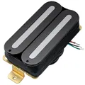 Artec HXTN Super Power Dual Hot Rail Keramik Humbucker Tonabnehmer Hals Pickup 8,4K für E-Gitarre, Schwarz