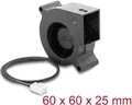 DELOCK 67492 - Radiallüfter 60 x 60 mm, schwarz