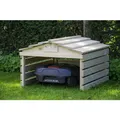 DOBAR Mähroboter-Garage, BxHxT: 74 x 52,5 x 78,5 cm, Holz - beige