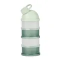 Milchpulver Portionierer Babymoov - 4 Fächer, ergonomisch, stapelbar, grün