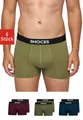 SNOCKS Boxershorts Enge Pants Herren Unterhose (6-St., 6 Stück) aus Bio-Baumwolle, ohne kratzenden Zettel