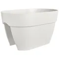 elho® Vibia campana Geländerkasten Flower Bridge Seidenweiß 40 cm - Kunststoff
