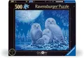 500 Teile Ravensburger Puzzle Glow in the dark Eulen im Mondschein 12000479