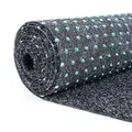 Carpeto Rugs Kunstrasen Balkon Teppich Wasserfest - Kunstrassenteppich Outdoor - Rasenteppich Balkon Meterware mit Noppen - Kunstgras Balkonteppich - Grau - 100 x 725 cm
