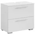 Mid.you Waschbeckenunterschrank Schildmeyer Carlos, Weiß, Metall, 60.2x59.1x35 cm, Made in Germany, stehend, Badezimmer, Badezimmerschränke, Waschbeckenunterschränke