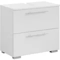 Schildmeyer Waschbeckenunterschrank Carlos (Breite 60 cm, Perlweiß)