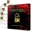 DRAGON SKIN+ DBSM545 – Saiten für EBass, 5Saiter Set MultiScale, Stainless St...
