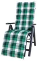 KETTtex Sesselauflage Relaxliege Milano 2397 grün-weiß kariert 169x49x6 cm KETTtex
