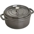 Staub La Cocotte 18 cm, rund, Graphit-Grau, Gusseisen
