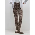STREET ONE Leggings aus Baumwolle mit Stretchanteil braun 44
