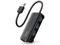 UGREEN USB 3.0 Hub mit Gigabit Ethernet Adapter Wired Network Card, Schwarz