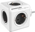 allocacoc PowerCube Original Grau, Steckdosenwürfel und Reiseadapter (Typ EF