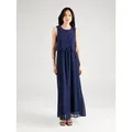Vila Maxikleid VIMilina (1-tlg) Drapiert/gerafft blau S (36)