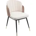 2er-Set KARE DESIGN Stuhl Hojas 86064 Stoff Beige