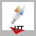 LEDVANCE Bluetooth SMART+ LED Lampe Kerze Tunable Weiß (ex 40W) 5W / 2700-6500K E14