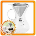 Pour Over Kaffeebereiter Handfilter Filterkaffee Dauerfilter Kaffeekanne Karaffe
