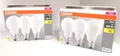 6x Osram E27 LED Birne Base 6,5W 806Lm Glas Warmweiss Classic A 60