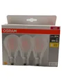 OSRAM LED Base Classic A60 E27 6,5W=60W 806lm Warmweiß 3er Pack Weiß