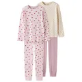Name it - Kid's NKFNightset AOP 2-Pack - Alltagsunterwäsche Gr 134/140 rosa