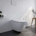 Bernstein Spülrandloses DUSCH-WC PRO+ 1104 Weiß Komplettanlage Eckig