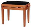 Classic Cantabile Klavierbank DP Pianobank - Höhenverstellbar von 47 bis 56 cm (Hochwertiger Sitzkomfort, 1-St., Sitzfläche 55 x 32 cm), Leichtgängige Spindelmechanik