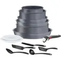 Tefal Ingenio Natural On Kochgeschirr-Set L7669902 - Schwarz