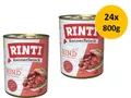 Rinti Pur Kennerfleisch Rind | 24x 800g Hundefutter nass