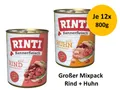 Rinti Kennerfleisch Rind und Huhn | 24x 800g Mixpackung